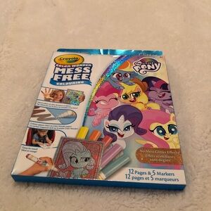 Crayola My Little Pony Glitter Coloring Set - Blue and Pink